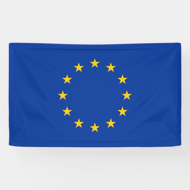 European Union flag Banner (Horizontal)