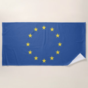 European Union Flag Beach Towel