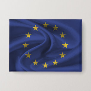 European Union Flag Button