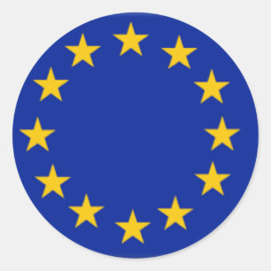 European Union Flag Classic Round Sticker