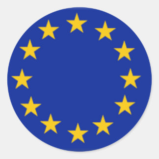 European Union Flag Classic Round Sticker