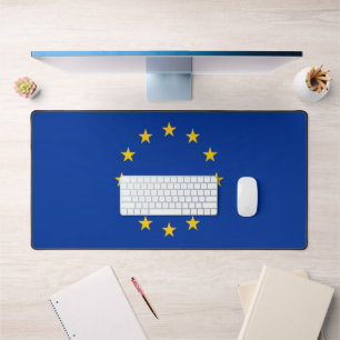 European Union flag custom desk mat
