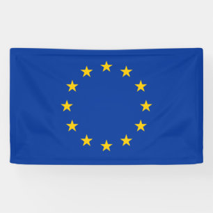 European Union Flag (EU) (Europe) Banner