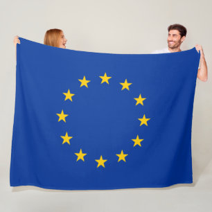 European Union Flag (EU) (Europe) Fleece Blanket