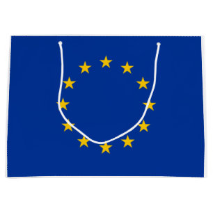 European Union Flag (EU) (Europe) Large Gift Bag