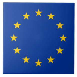 European Union Flag (EU) (Europe) Tile
