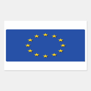 European Union Flag / EU Flag Rectangular Sticker