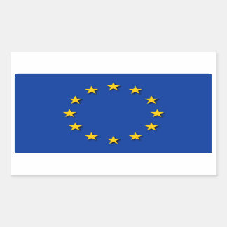 European Union Flag / EU Flag Rectangular Sticker