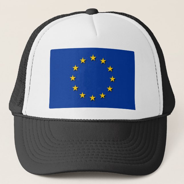 European Union Flag / EU Flag Trucker Hat (Front)