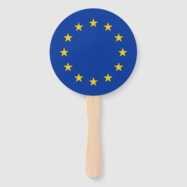 European Union Flag Hand Fan (Front)