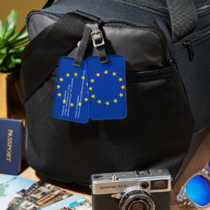 European Union flag Luggage Tag