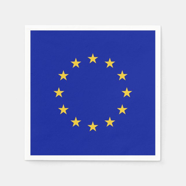 European Union Flag Napkin (Front)