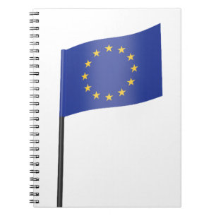 European Union flag Notebook