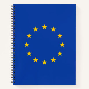 European Union flag Notebook