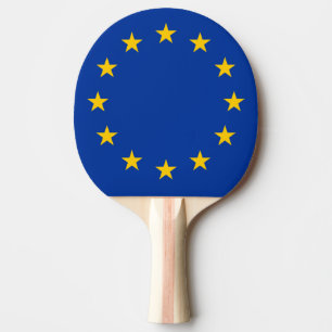 European Union flag ping pong paddle   EU stars
