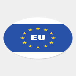 European Union flag stickers   Customisable EU
