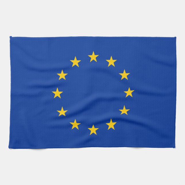 European Union Flag Tea Towel (Horizontal)