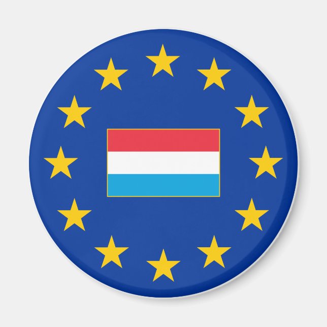 European Union Luxembourg Magnet (Front)