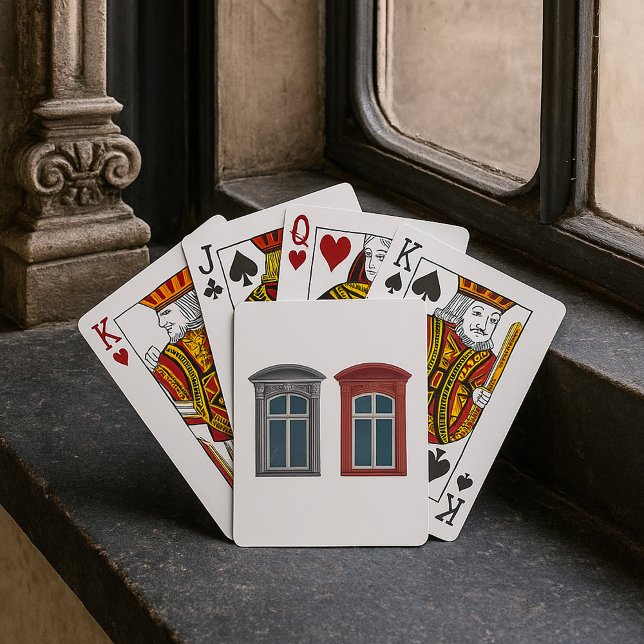 European Window Ornate Architectural Art Playing Cards (Creator Uploaded)