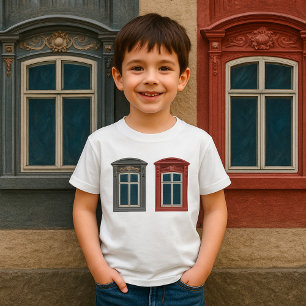 European Window Ornate Architectural Art T-Shirt