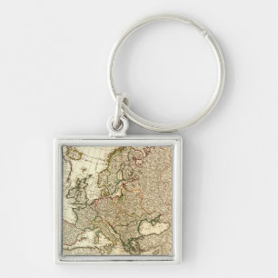 EuropePanoramic MapEurope 2 Key Ring