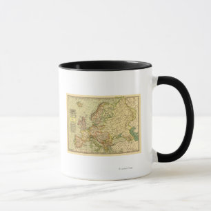 EuropePanoramic MapEurope 3 Mug
