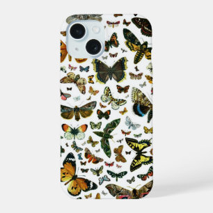 Europe's Best-Known Butterflies and Moths Collage iPhone 15 Case