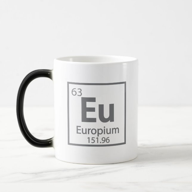 Europium - Europe Science Periodic Table design Magic Mug (Left)