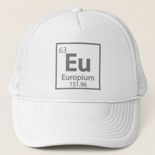Europium - Europe Science Periodic Table design Trucker Hat