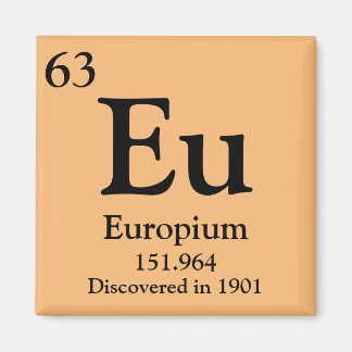 Europium Periodic Table Magnet