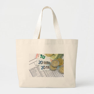 Euros Large Tote Bag
