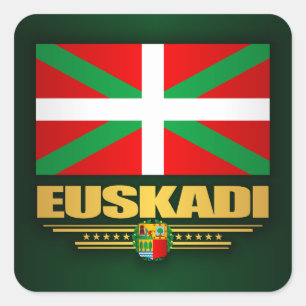 Euskadi Flag Square Sticker
