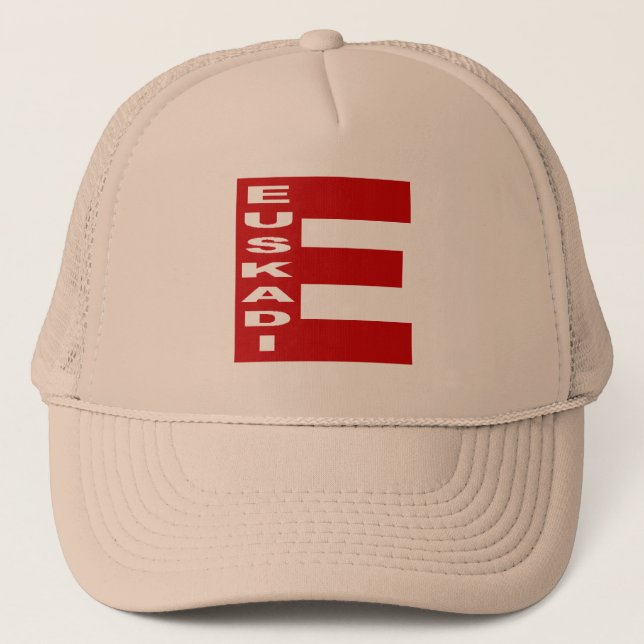EUSKADI Khaki Trucker cap (Front)