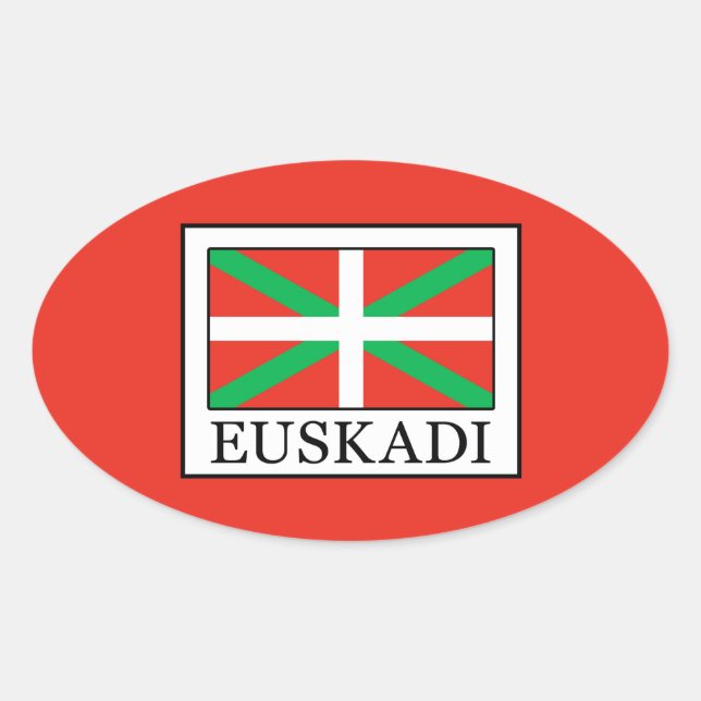 Euskadi Oval Sticker (Front)