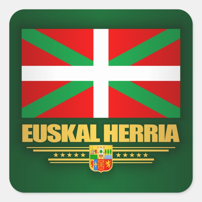 Euskal Herria Square Sticker (Front)