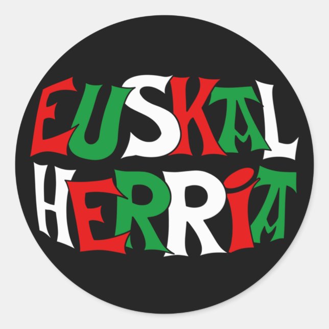 euskal herria  sticker (Front)