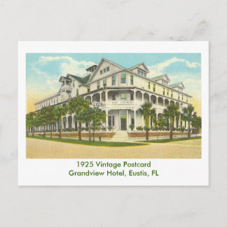 Eustis, FL - Grandview Hotel - 1925 Postcard