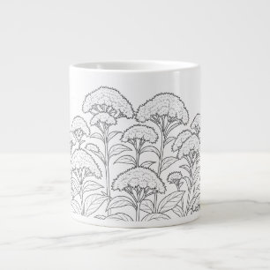 Eutrochium purpureum - Sweet Joe Pye Weed Large Coffee Mug