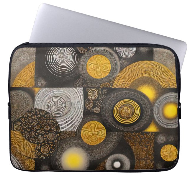 Eva 2 Abstract Design Laptop Case (Front)