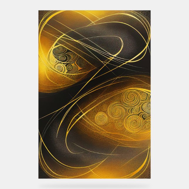 Eva 3 Abstract Design Acrylic Sign (Front)