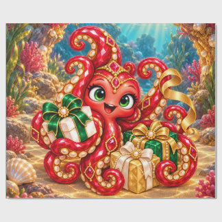 Eva – Christmas Gifts Under the Sea Wrapping Paper