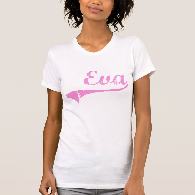 Eva Classic Style Name T-Shirt (Front)