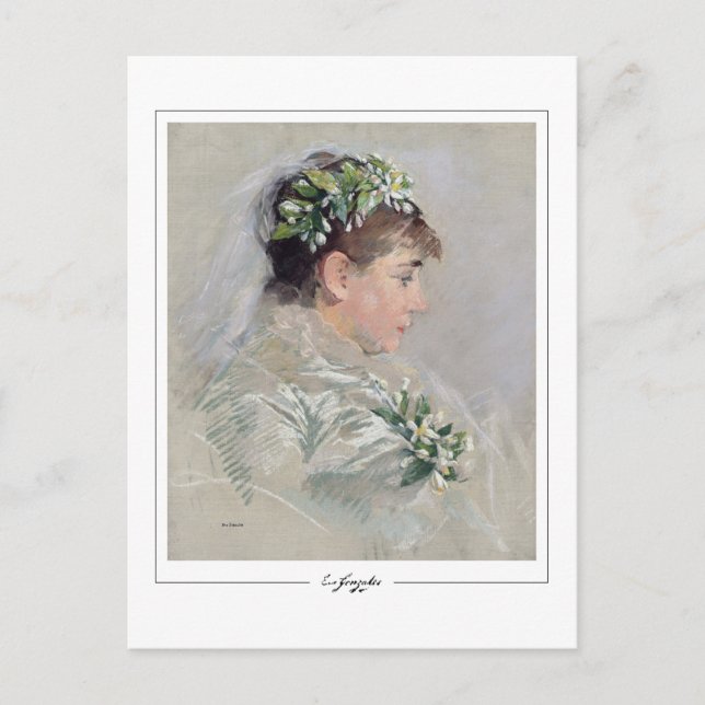 Eva Gonzalès #8 - Fine Art Postcard (Front)