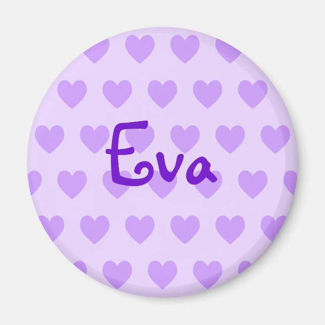 Eva in Purple Magnet (Front)