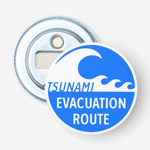 Evacuation Route Highway sign Bottle Opener