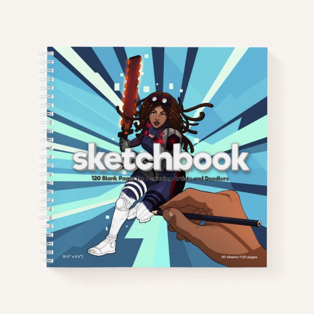 Evalucian Sketchbook Notebook (Front)