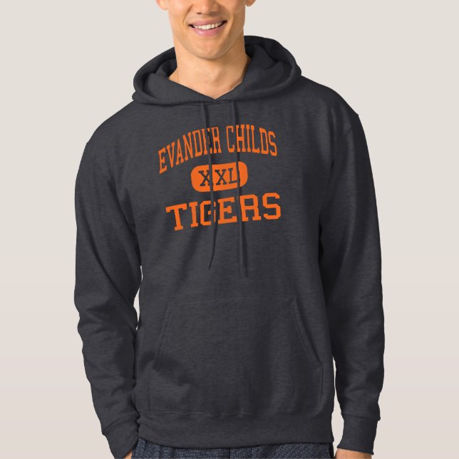 Evander Childs - Tigers - High - Bronx New York Hoodie (Front)