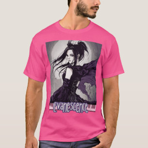 Evanescence Amy Lee Anime Fan Art gift T-Shirt