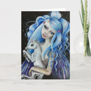 Evangeline & Lily Blank Greetings Card