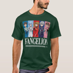 Evangelion 222 All Pilots Reunited T-Shirt